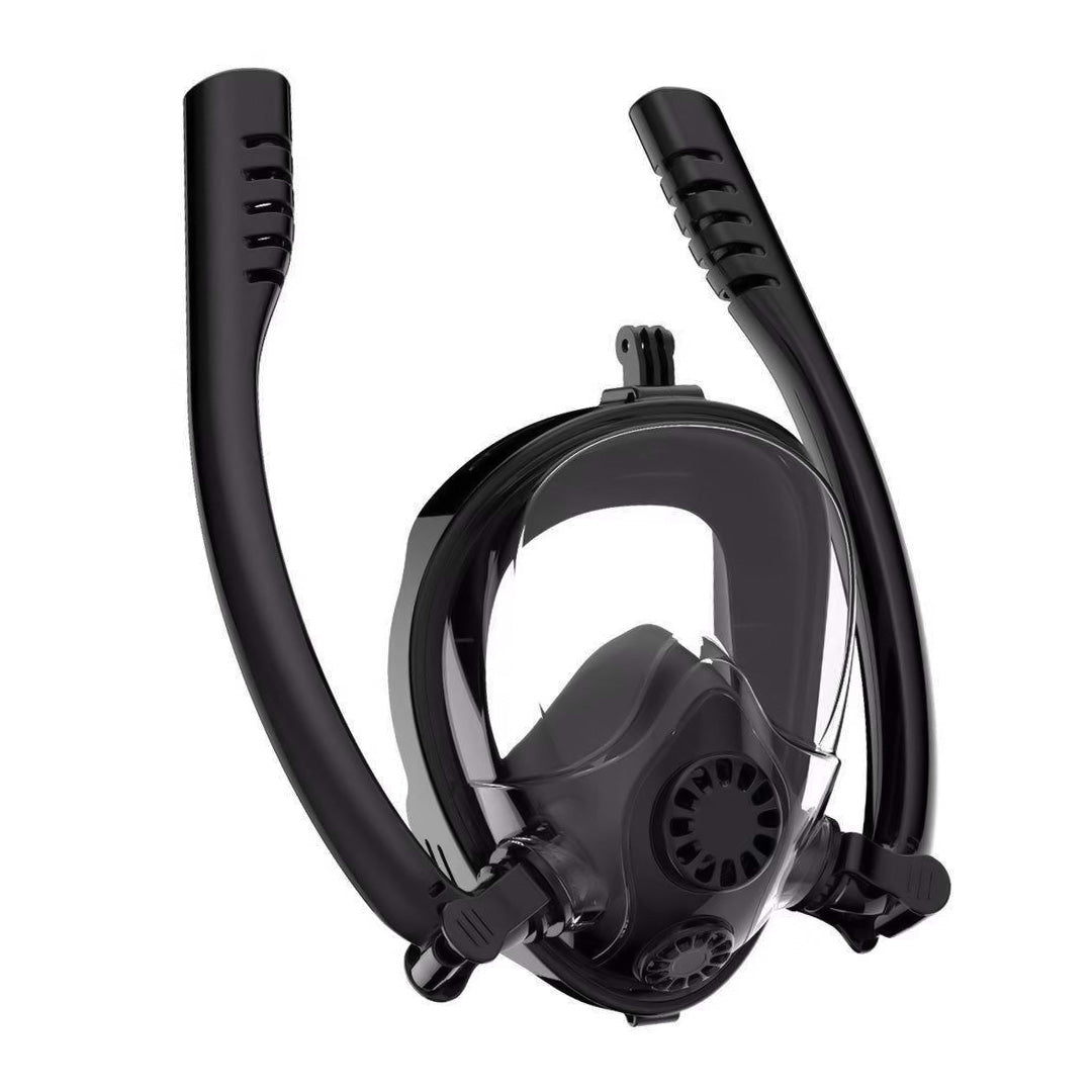 Full face snorkelmasker CK2 volwassenen zwart