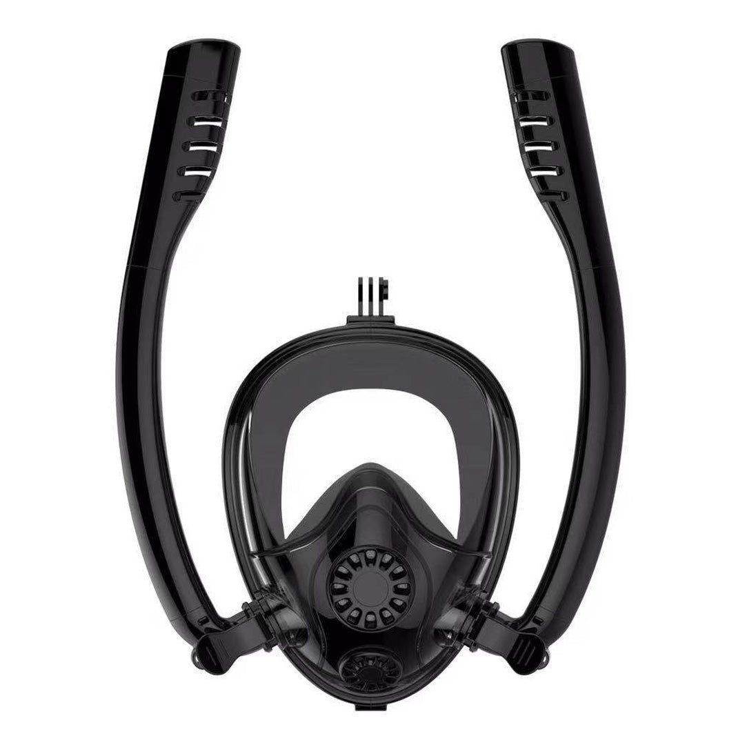 Full face snorkelmasker CK2 volwassenen zwart